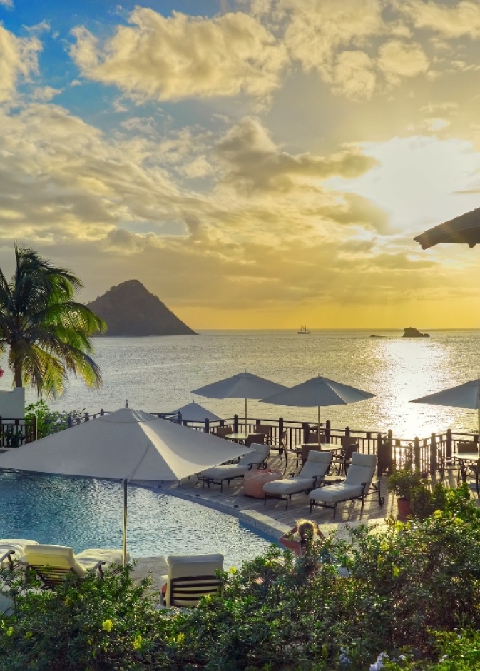 Cap Maison - Castries - منظر الغروب