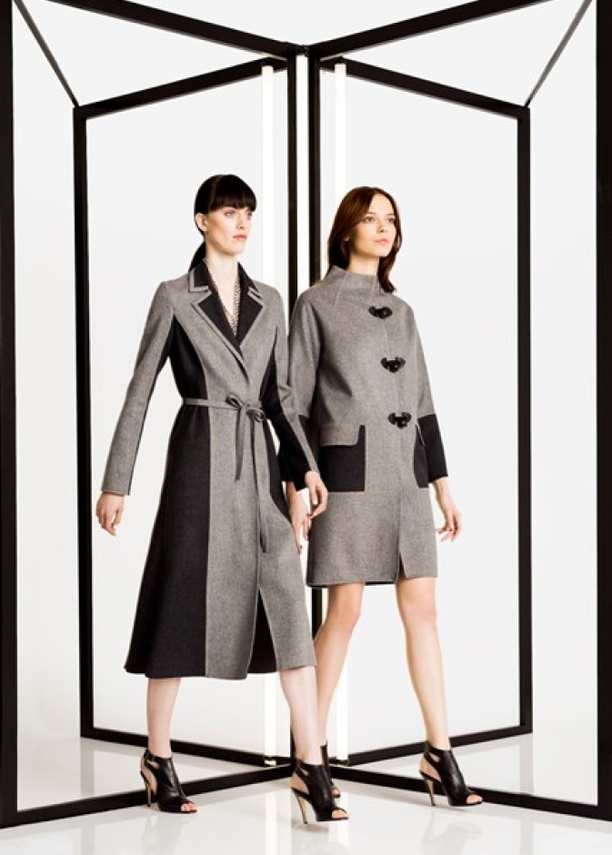 فساتين رمادية من Carolina herrera Prefall 2016