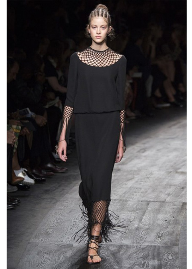 Lela Rose فستان ناعم من 