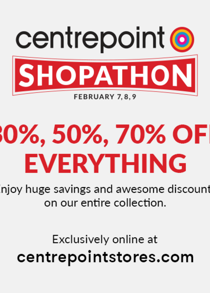 Centrepoint تطلق فعالية ماراثون التسوق الإلكتروني