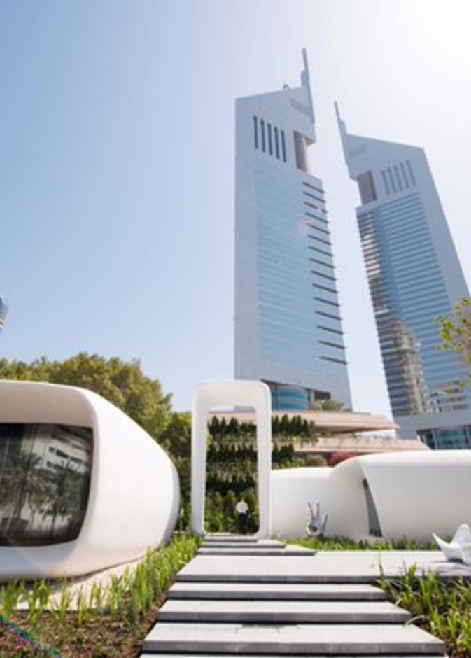  دبي تفتتح اول مكتب في العالم مبني بتقنية الطباعة ثلاثية الأبعاد