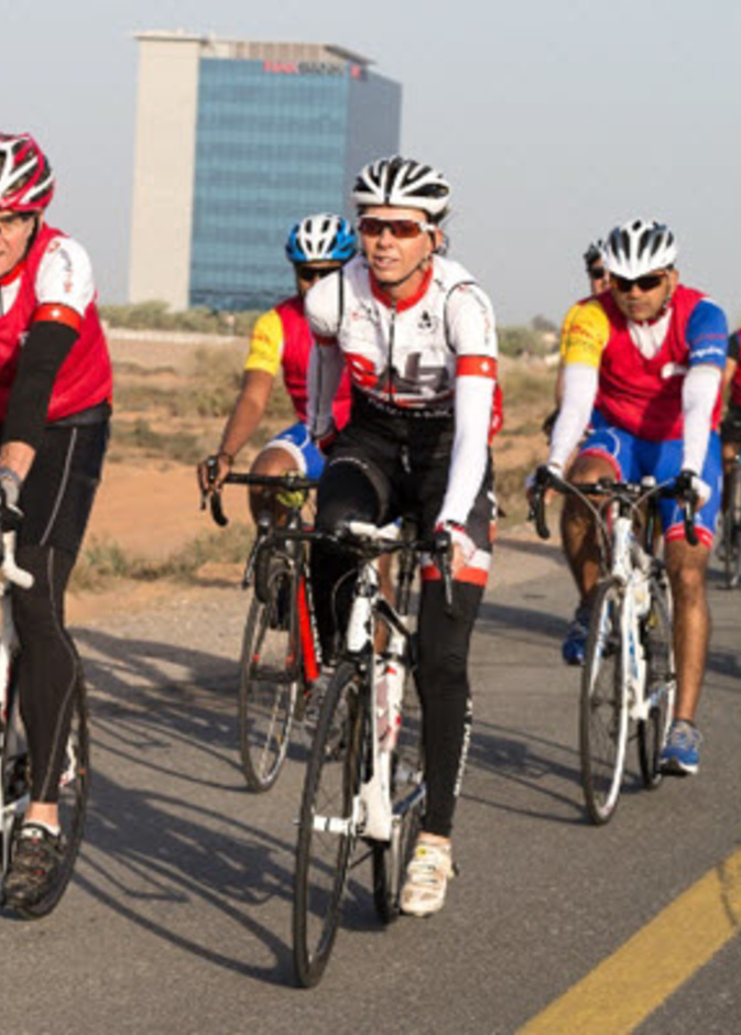 "تحدي راك بنك للدراجات الهوائية" ينطلق في رأس الخيمة