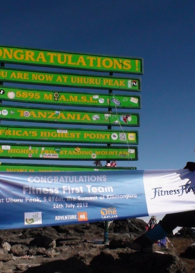 "فيتنس فيرست" تضم جهودها إلى Lushescapes لقهر قمة جبل" كلمنجارو"