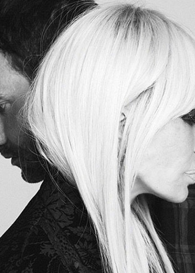 Donatella Versace and Ricardo Tisci