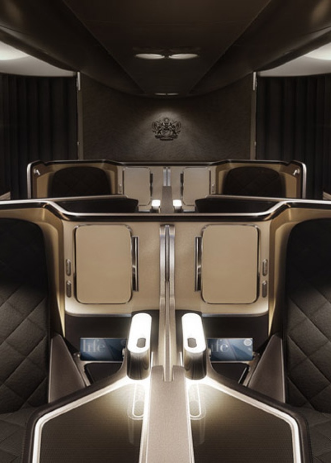 نظرة على المقصورة الفاخرة الجديدة في الخطوط البريطانية