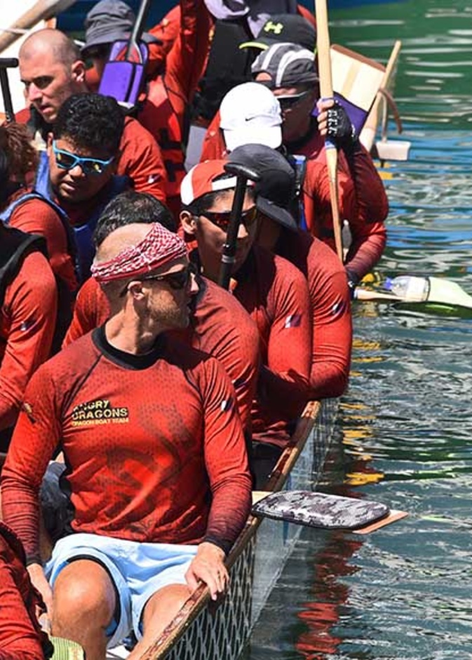 منافسات رياضية حماسية في مهرجان مرسى دبي لقوارب التنين