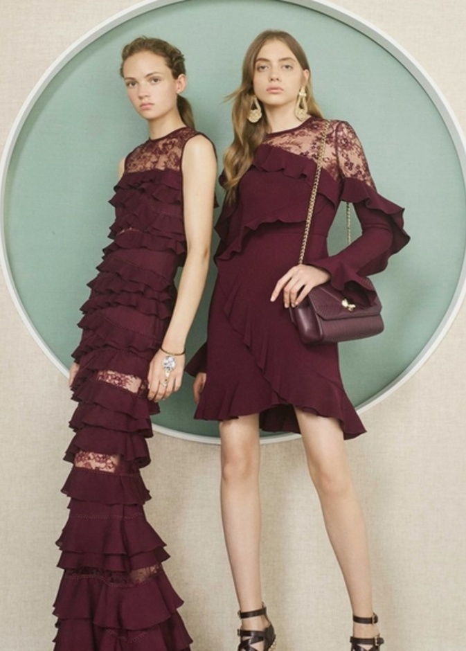 Elie Saab الكشكش في مجموعة كروز