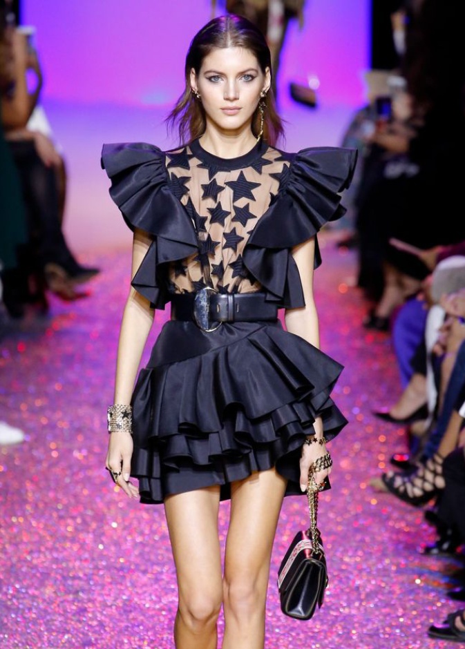 Marchesa Notte فستان سهرة قصير من