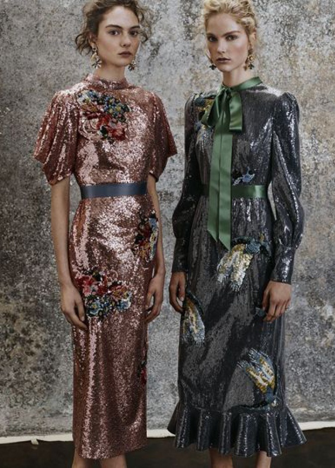Monique Lhuillier من مجموعة ما قبل خريف ٢٠١٧ 