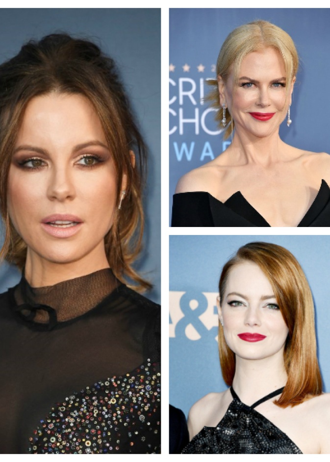 مكياج النجمات في حفل Critics Choice Awards