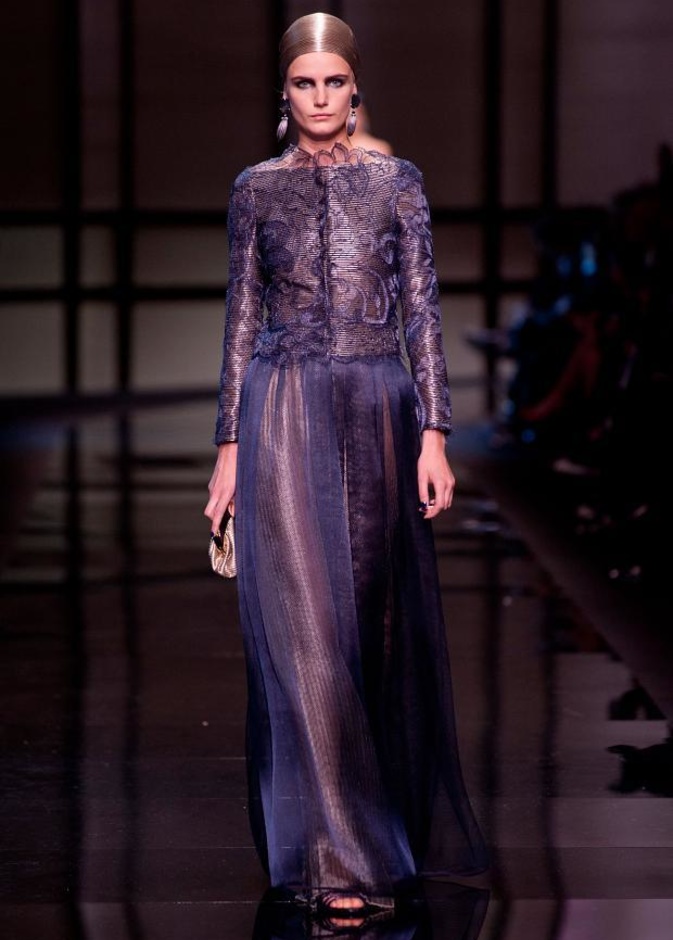 Armani Privé... ربيع ملكي بعيون غجرية