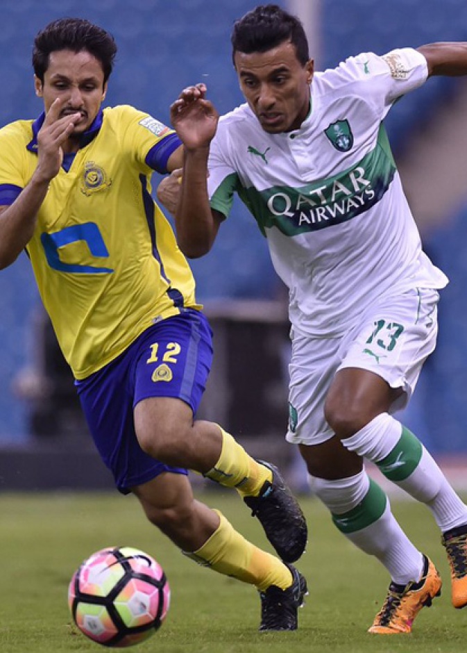 من لقاء النصر والأهلي