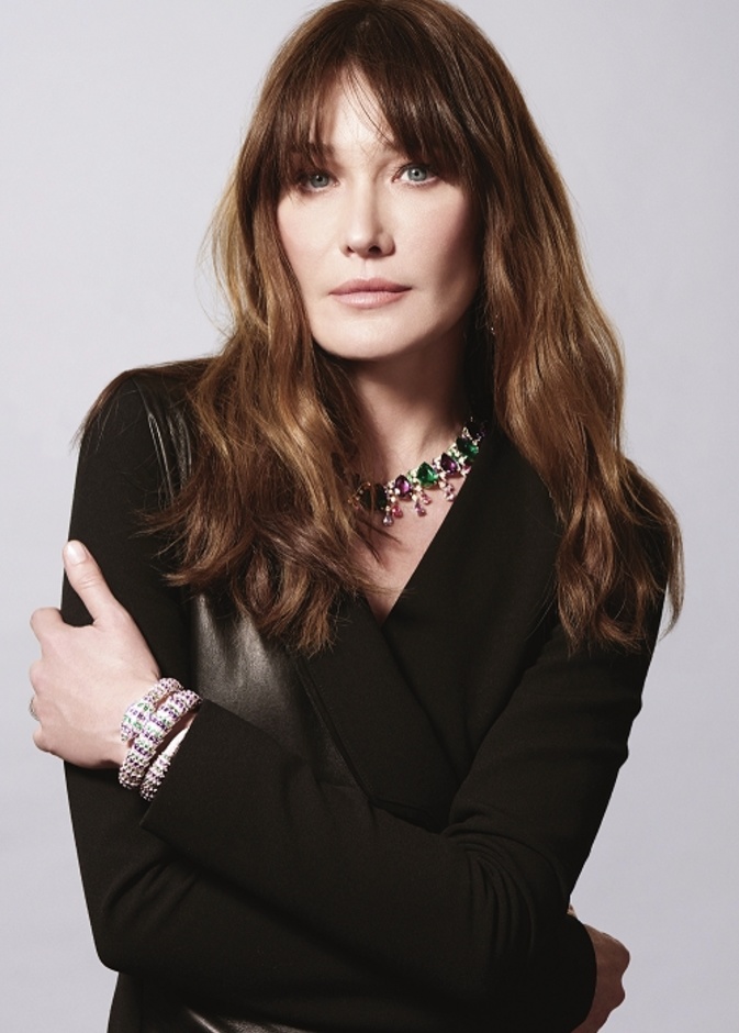 لقاء حصري مع النجمة الساحرة  Carla Bruni 
