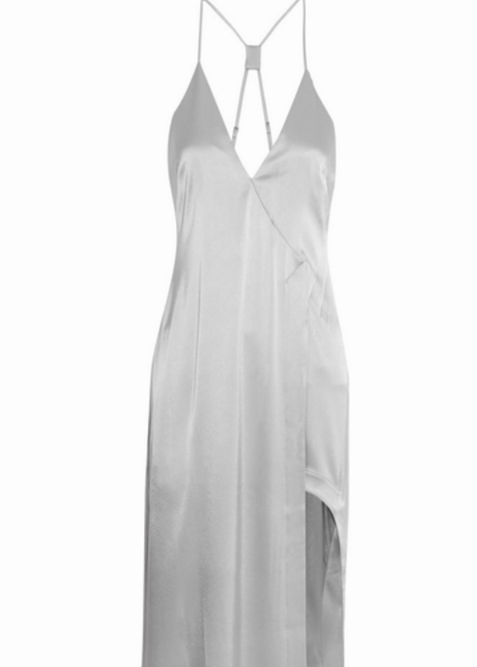 Halston Heritage فستان زفاف ناعم من