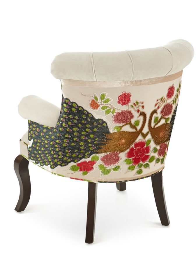 Haute House Cream Peacock Chair