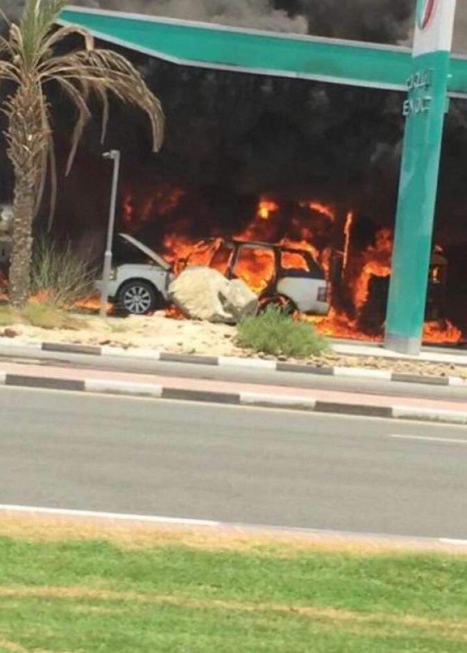 "اينوك" تحقق في حادث حريق محطتها بمنطقة الطوار بالتعاون مع الدفاع المدني بدبي