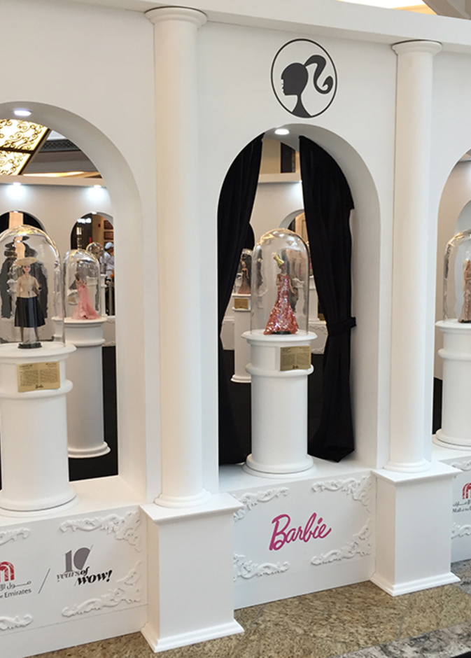 عالم الطفولة والأناقة في معرض "باربي" في دبي