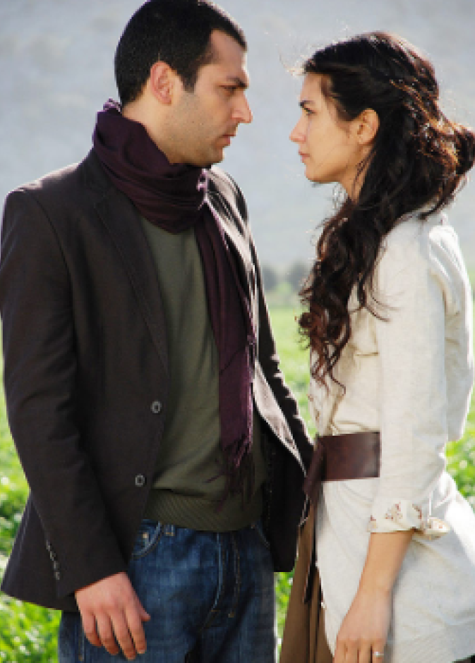 مشهد من مسلسل عاصي