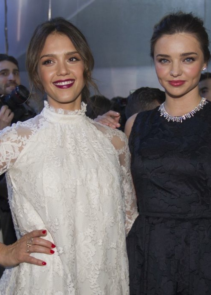 Jessica Alba and Miranda Kerr