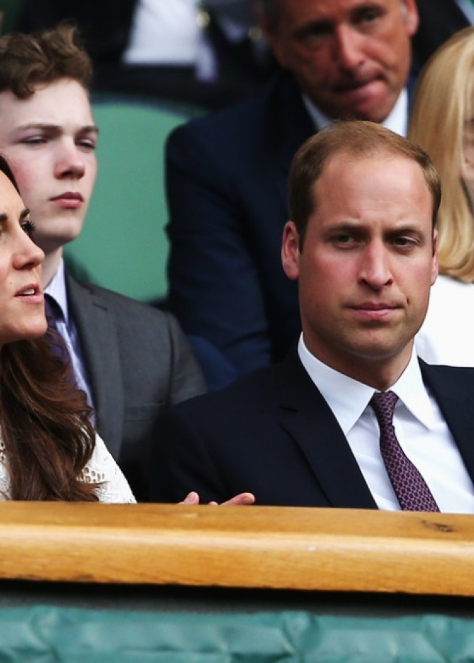 عبوس يسطير على ويليم في بطولة ويمبلدون للتنس... وكيت غير مبالية!