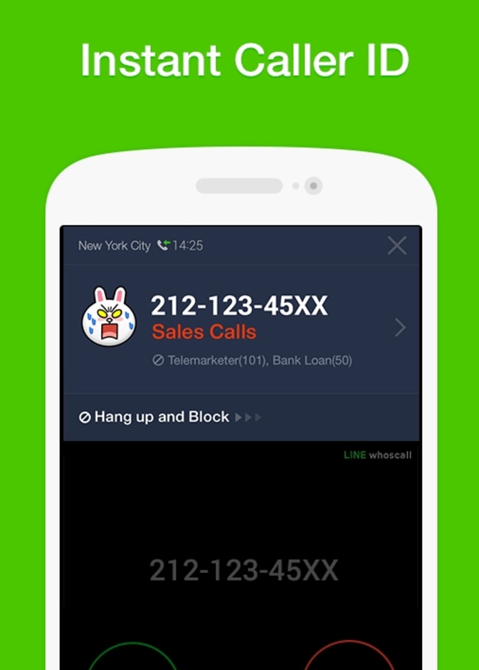 LINE whoscall: تطبيق لمعرفة هوية المتصل وحظر الأرقام المزعجة