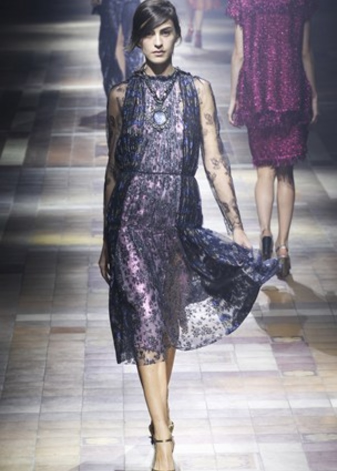 Lanvin .. مساء صيفي براق