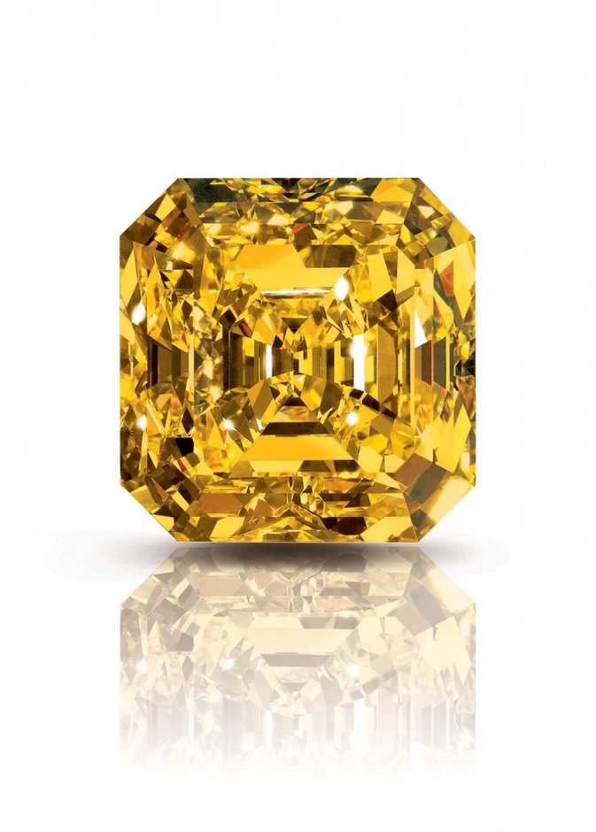 دار سوثبي تعرض أجمل ماسة صفراء للبيع