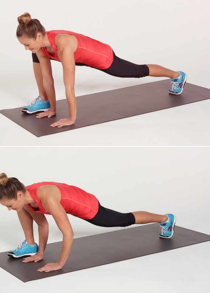 Lunge with Push-Up