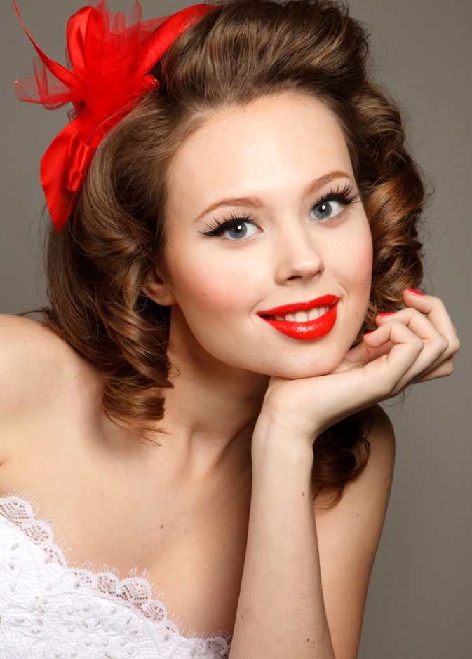 ماكياج الريترو الخيار الأجمل لعروس 2014