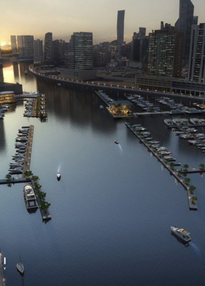 مراسي الخليج التجاري، أكبر مشروع سياحي لتطوير قناة خور دبي