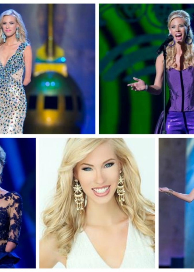 ملكة جمال ولاية أيوا... بذراع واحدة