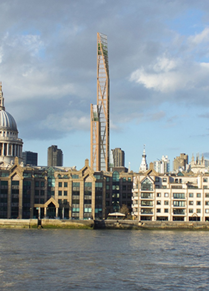 OakWood في لندن اعلى برج في العالم مصنوع من الخشب