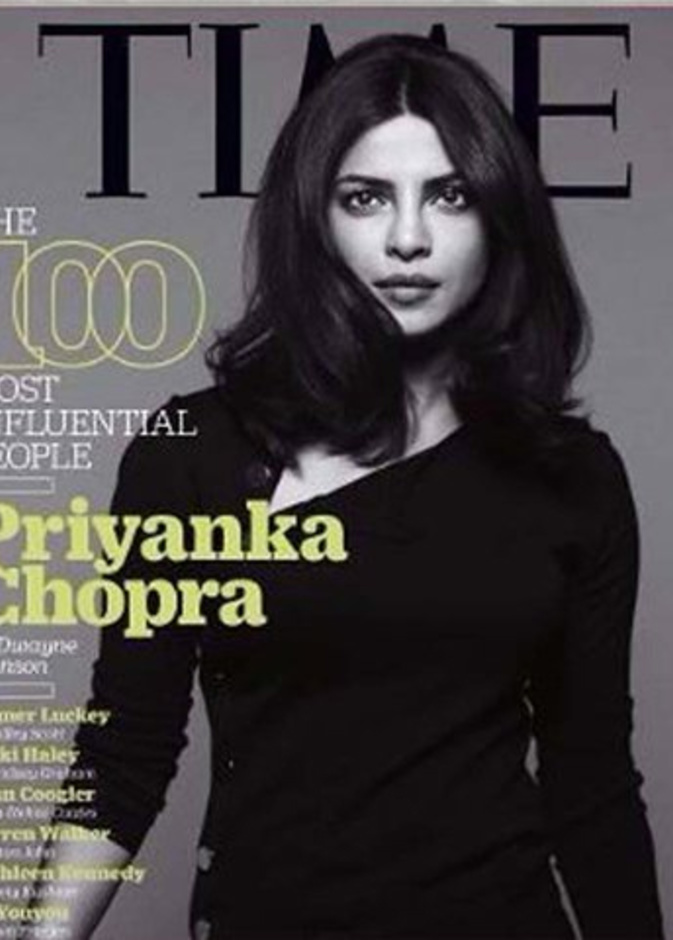 النجمة الهندية بريانكا تشوبرا في قائمة مجلة الـ Time