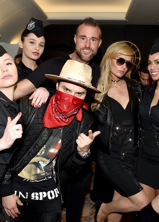 PHILIPP PLEIN, PARIS HILTON AND ALEC MONOPOLY