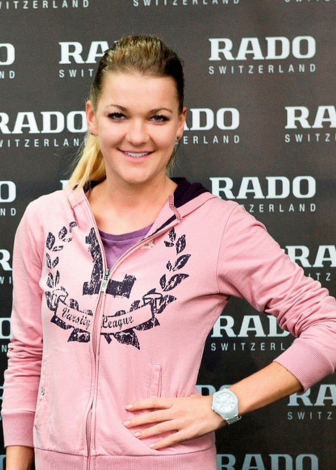 نجمة التنس آنييسكا رادفانسكا سفيرة ساعات رادو  