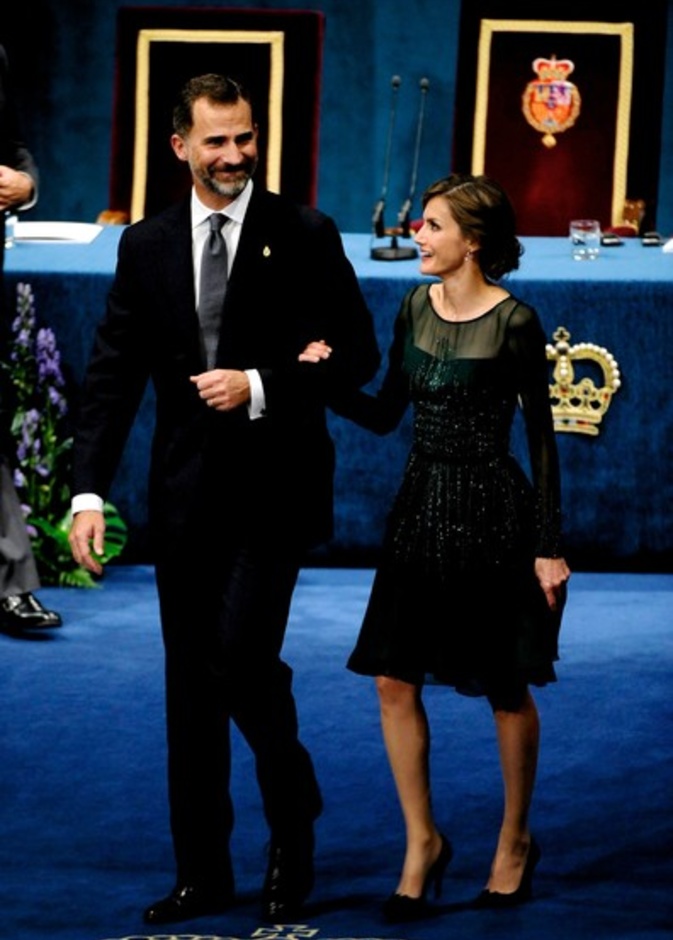 الأميرة ليتسيا تحضر حفل توزيع جوائز Prince of Asturias Awards 