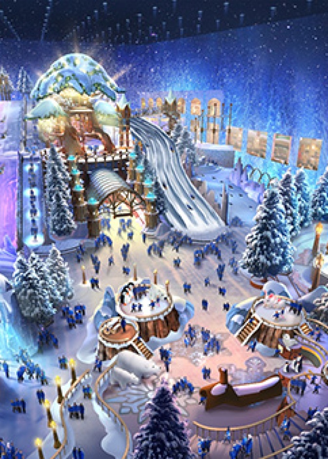 قريباً: أكبر حديقة ثلجية في العالم في أبوظبي