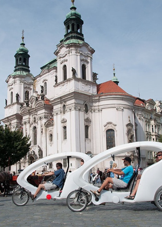 Riksha Ride in Prague