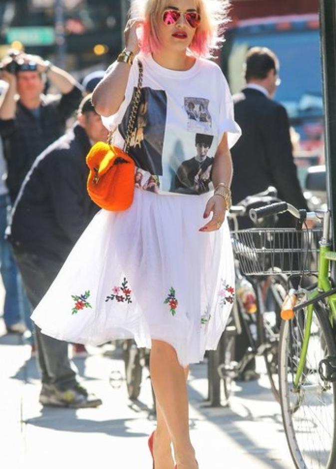 بالصور: ريتا أورا متألقة في نيويورك