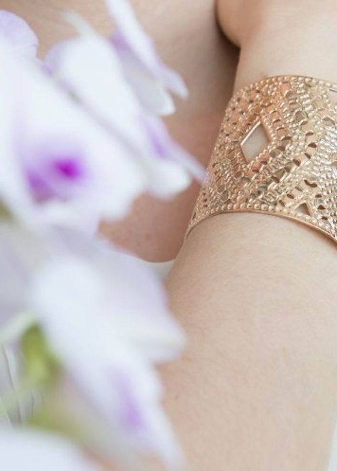 Rose Gold cuff by Kelka Jewelry