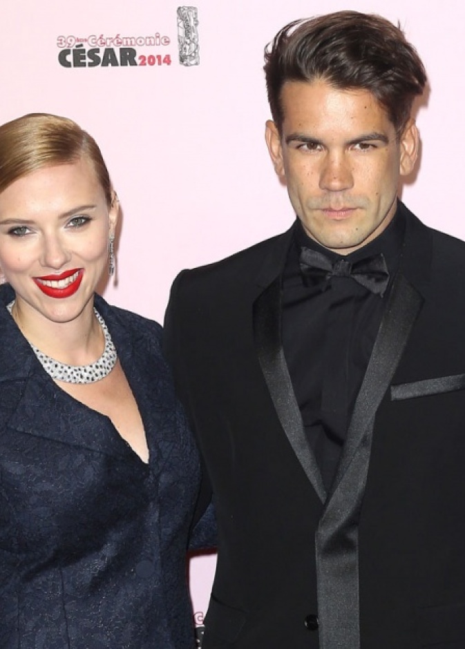 Scarlett Johansson and Romain Dauriac