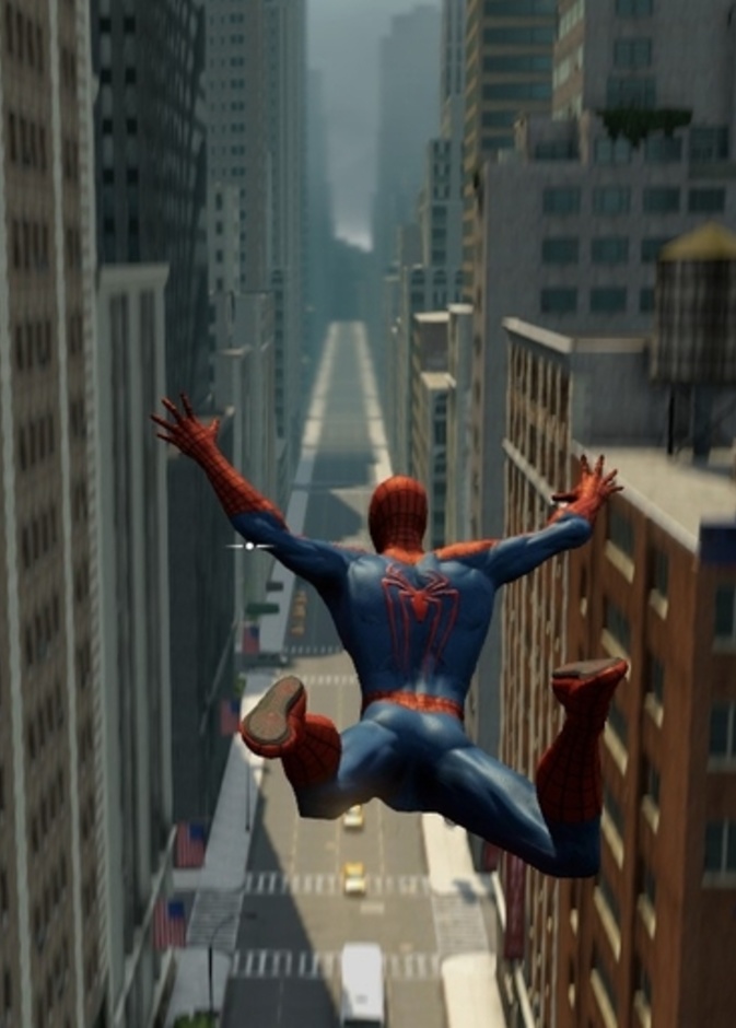 مغامر يقفز بحبل من ناطحة سحاب