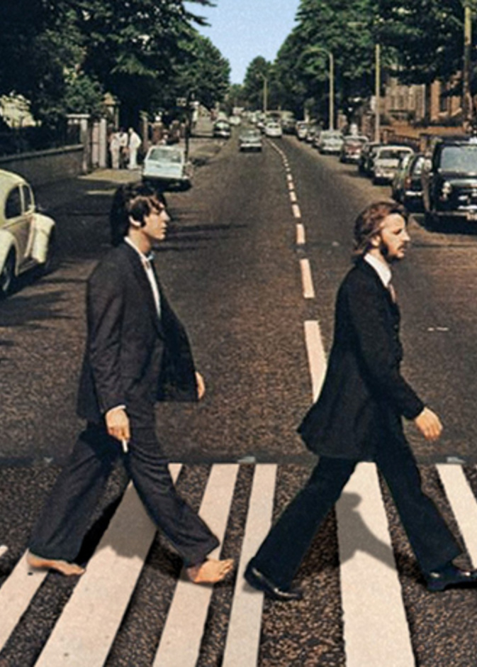 تخليد  للـ "بيتلز The Beatles" في شارع "آبي رود  Abbey Road اللندني !
