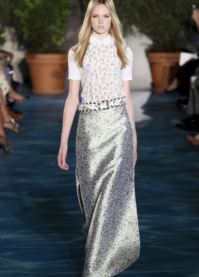 Tory Burch تنورة طويلة