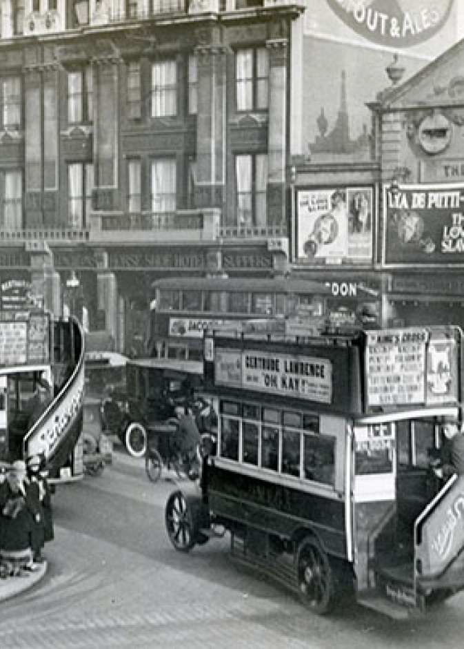 تصوير نادر للعاصمة البريطانية لندن في العشرينات!