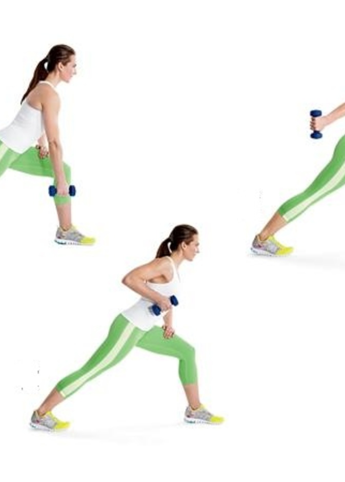 Triceps Kickback Lunge