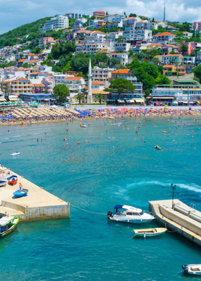 Ulcinj موقع رائع للشواطئ