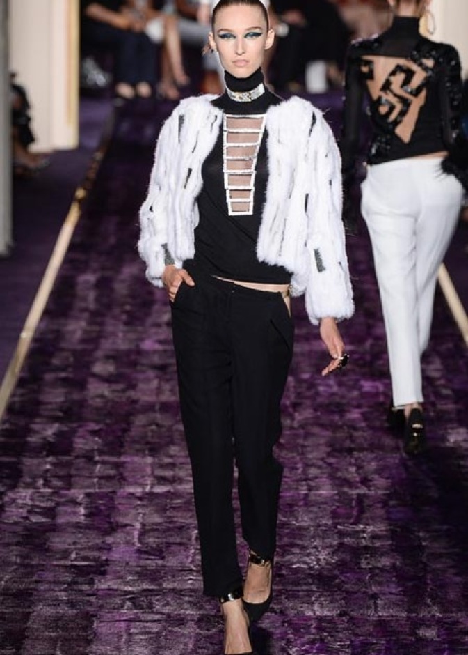 روح الخمسينيات في مجموعة الأزياء الفاخرة لخريف 2014 من Versace