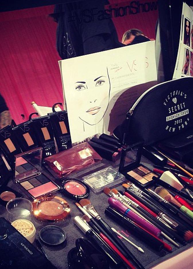 Victoria's Secret backstage