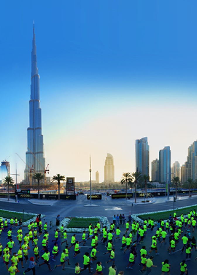 We Run DXB سباق الـ10 كيلومترات الأسرع في دبي